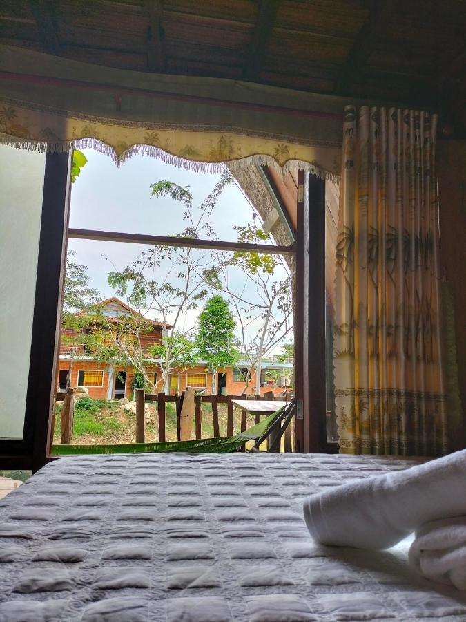 Rice Straw Green Lodge- Resort Quan Tom Exterior photo