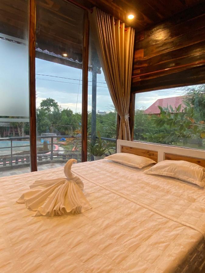 Rice Straw Green Lodge- Resort Quan Tom Exterior photo